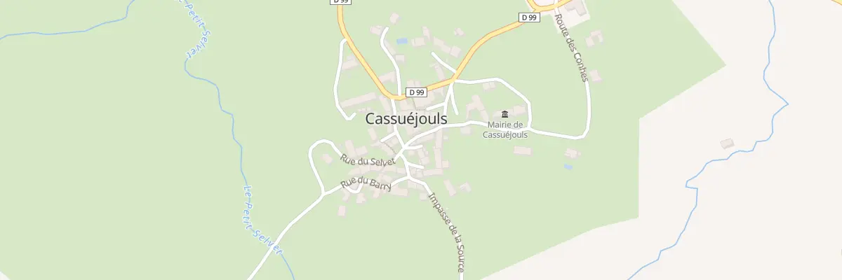 Plan du 5019 Cassuejouls à Cassuéjouls