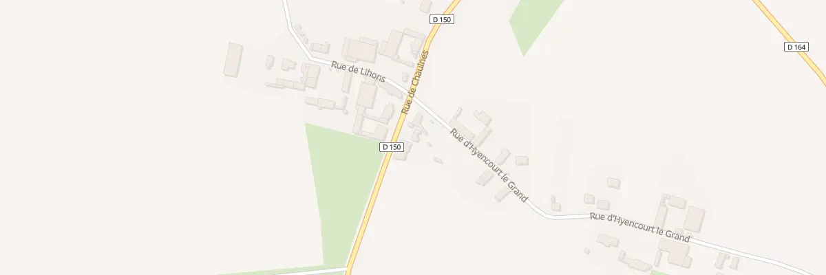 Plan du 4 Rue de Chaulnes à Ablaincourt-Pressoir