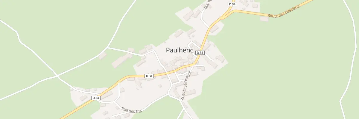 Plan du 5034 Le Bourg à Paulhenc
