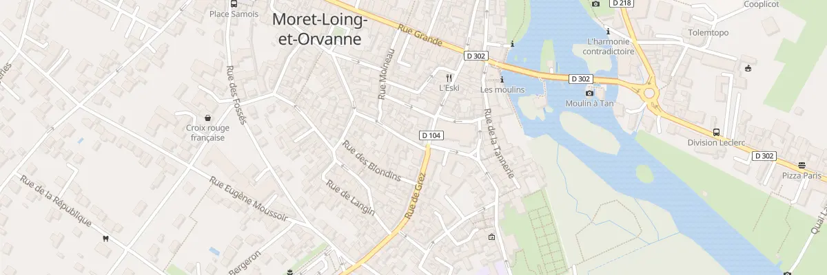 Plan du 34 Rue de l’Eglise Moret à Moret-Loing-et-Orvanne