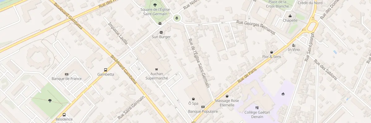 Plan du 8 Rue l’Eglise Saint Germain à Compiègne