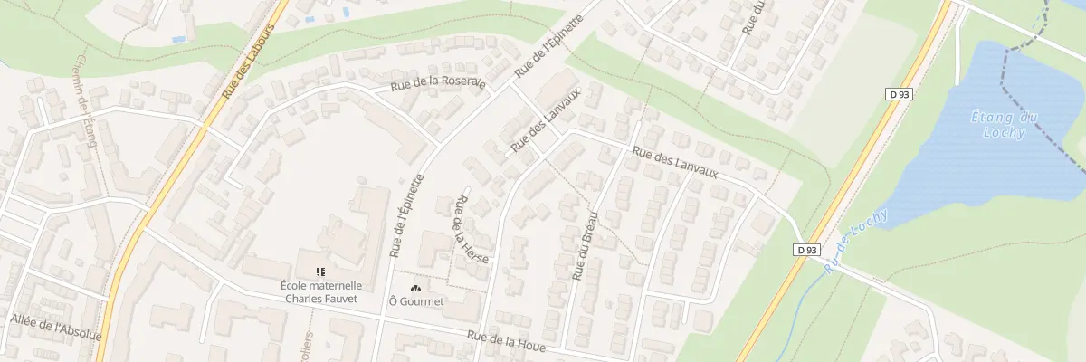 Plan du 50 Rue des Lanvaux à Magny-le-Hongre