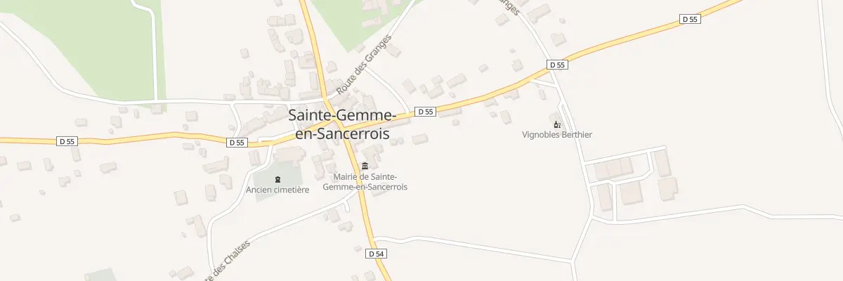 Plan du 8 Rte de Cosne à Sainte-Gemme-en-Sancerrois