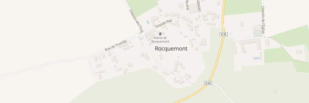 Plan du 29A Rocquemont à Rocquemont