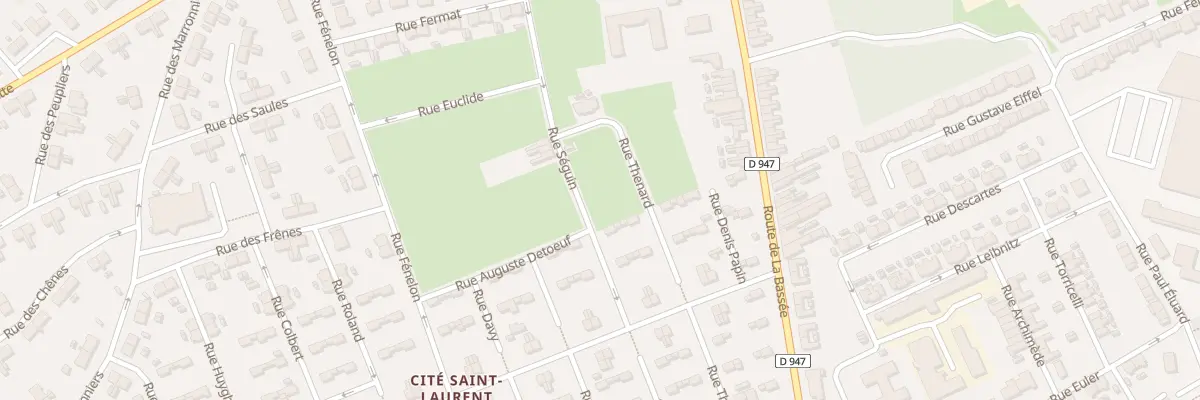 Plan du 17 Rue Thenard à Lens