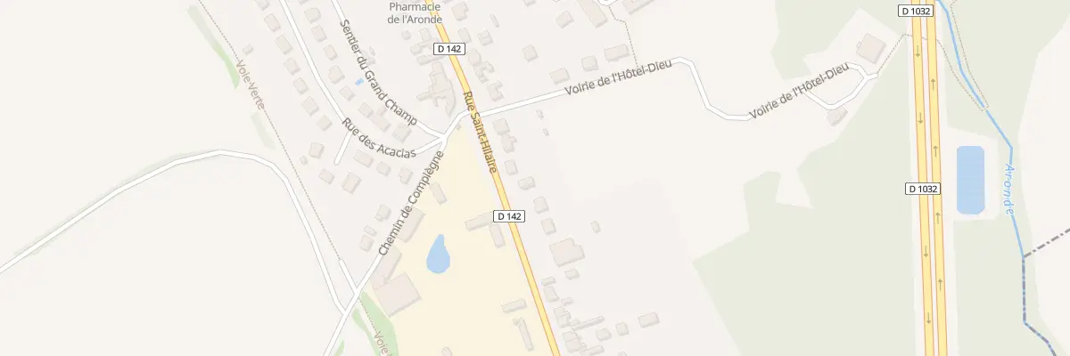 Plan du 758 Rue Saint-Hilaire à Coudun