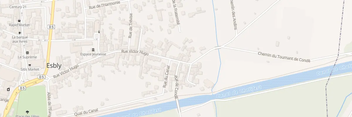 Plan du 71 Rue Victor Hugo à Esbly
