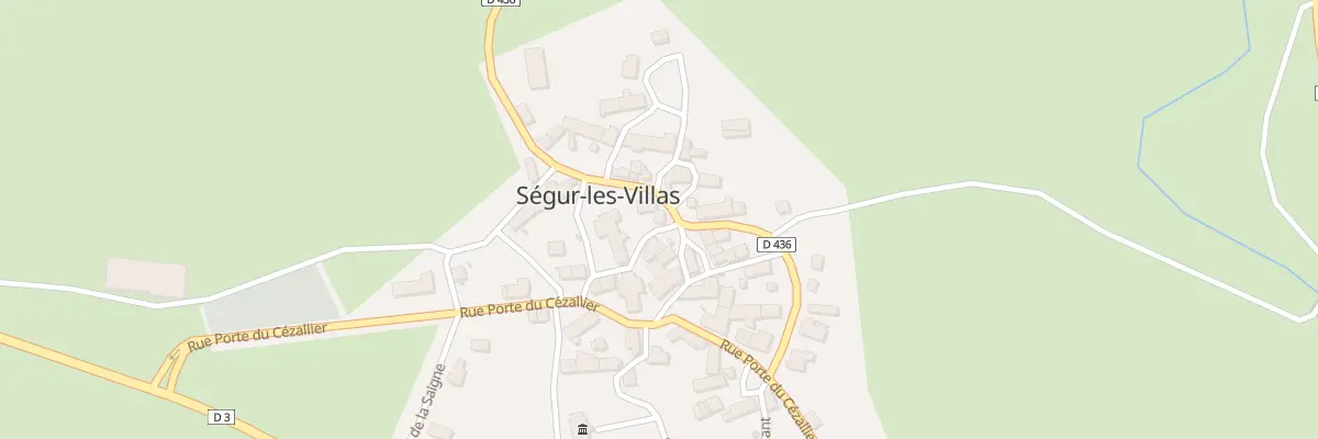 Plan du 2 Rue des Forgerons à Ségur-les-Villas