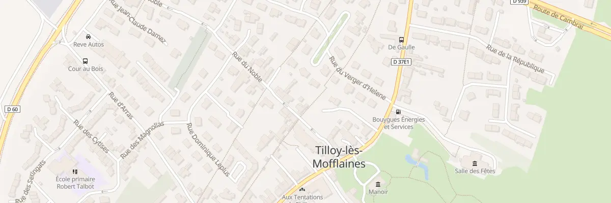 Plan du 2 Rue du Noble à Tilloy-lès-Mofflaines