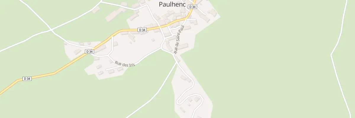 Plan du 5002 Le Bourg à Paulhenc