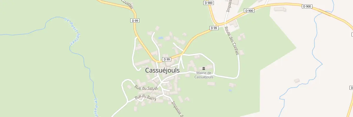 Plan du 5012 Cassuejouls à Cassuéjouls