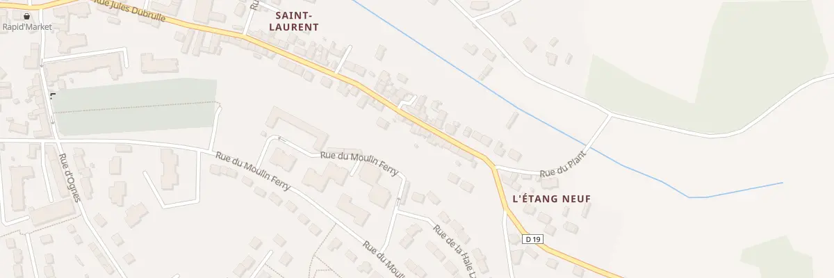 Plan du 58 Rue Jules Dubrulle à Nanteuil-le-Haudouin