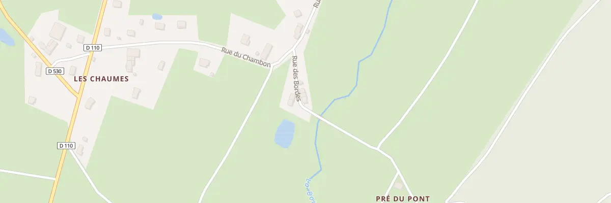 Plan du 81 Rue des Bordes à Youx