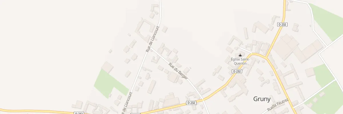 Plan du 8 Rue du Berger à Gruny