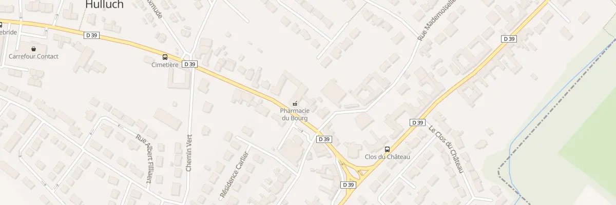 Plan du 8 Rue du Général Leclerc à Hulluch