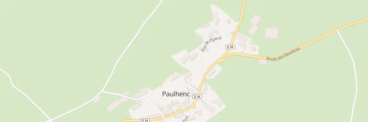 Plan du 5021 Le Bourg à Paulhenc