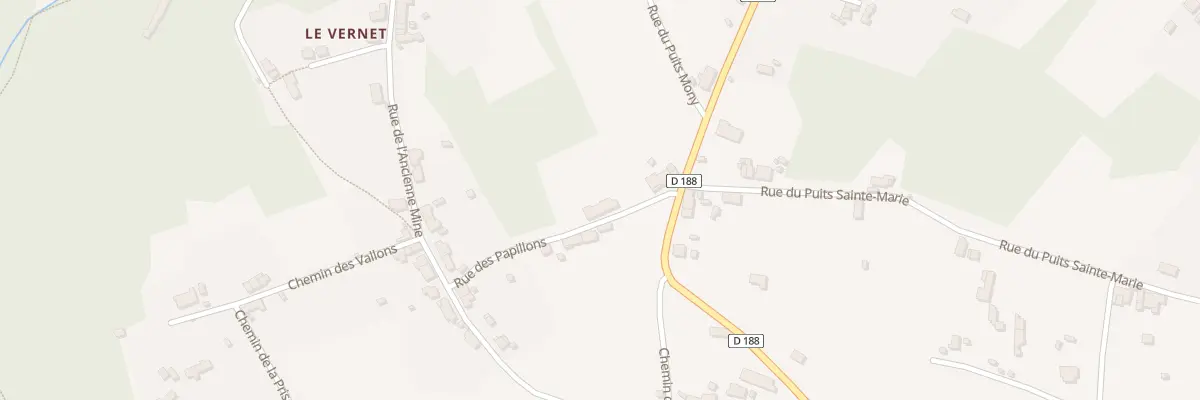 Plan du 4 Rue des Papillons à Montvicq