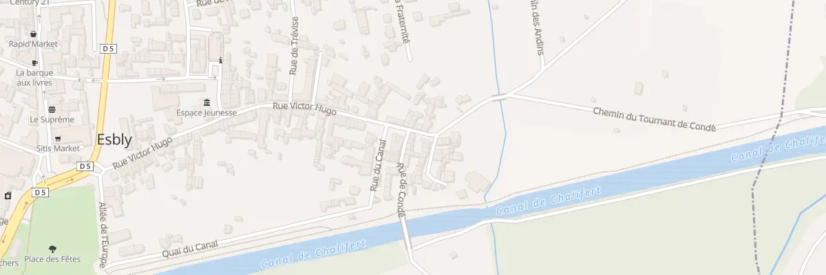 Plan du 132 Rue Victor Hugo à Esbly
