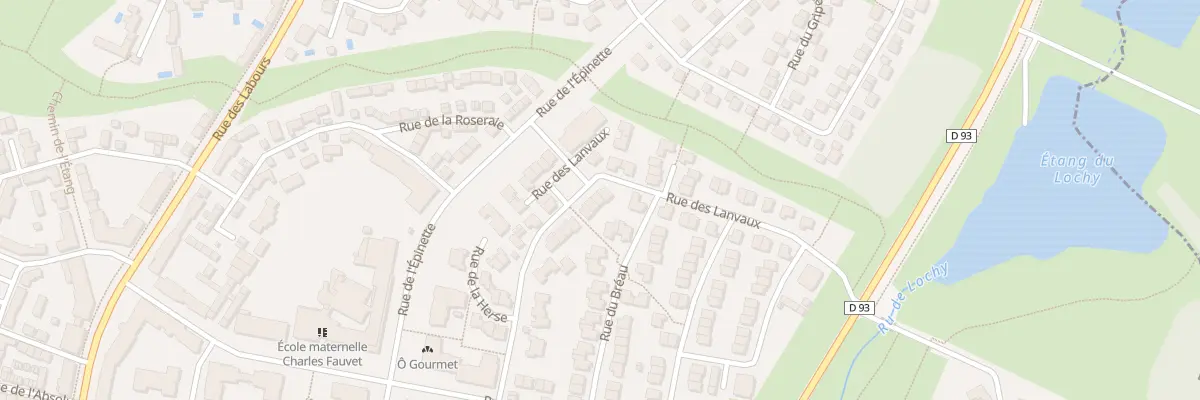 Plan du 58 Rue des Lanvaux à Magny-le-Hongre