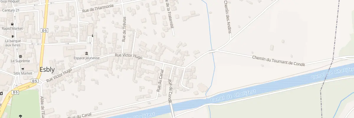 Plan du 65B Rue Victor Hugo à Esbly