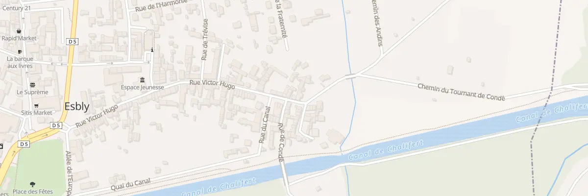 Plan du 73B Rue Victor Hugo à Esbly