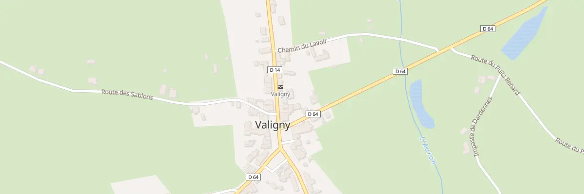 Plan du 6 Rte de l’Etang à Valigny