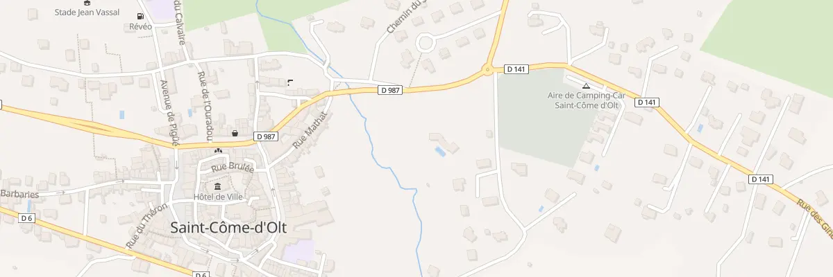 Plan du 5113D Rte d’Argent à Saint-Côme-d’Olt