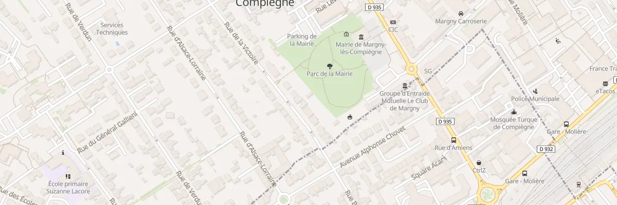Plan du 98 Rue de la Victoire à Margny-lès-Compiègne