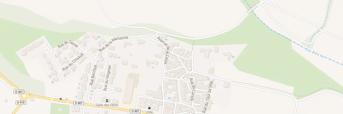 Plan du 19 Av de la Cesse à Aigues-Vives