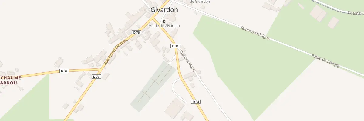 Plan du 9050 Rte d’Augy à Givardon