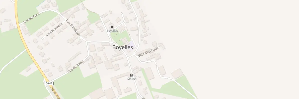 Plan du 5 Voie d’En Haut à Boyelles