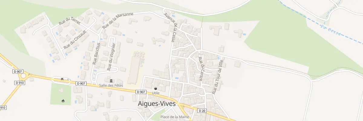 Plan du 16 Gr Grande Rue à Aigues-Vives