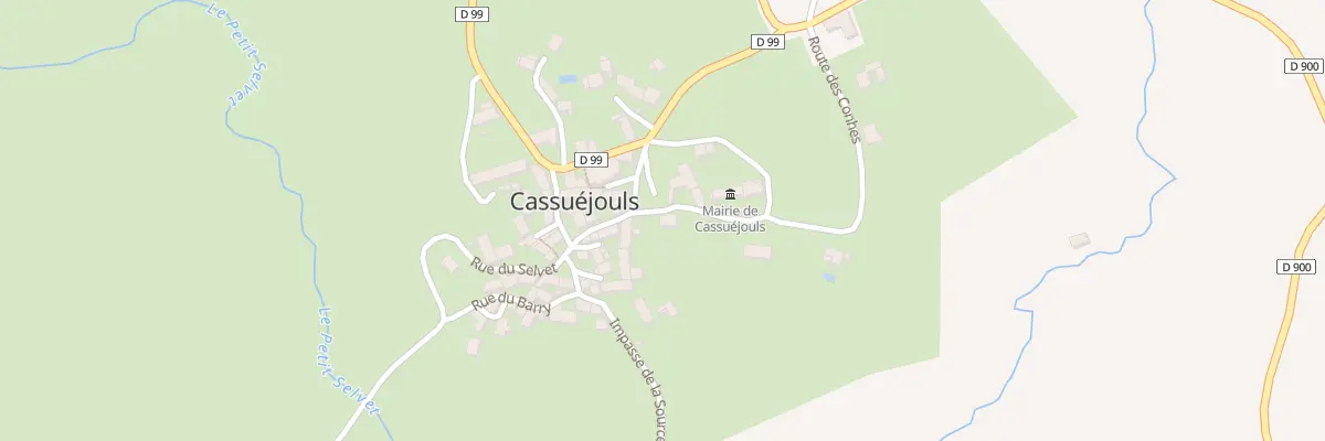 Plan du 5005 Cassuejouls à Cassuéjouls