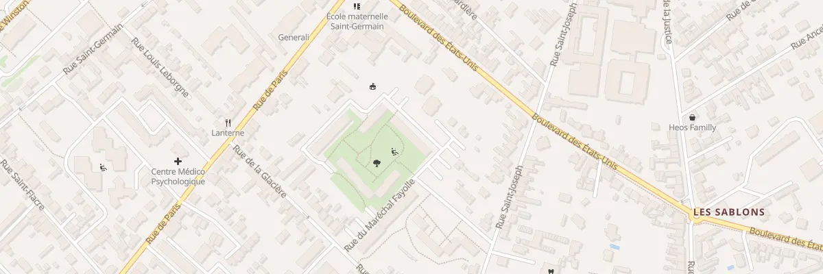 Plan du 2 Sq du 8 Mai à Compiègne