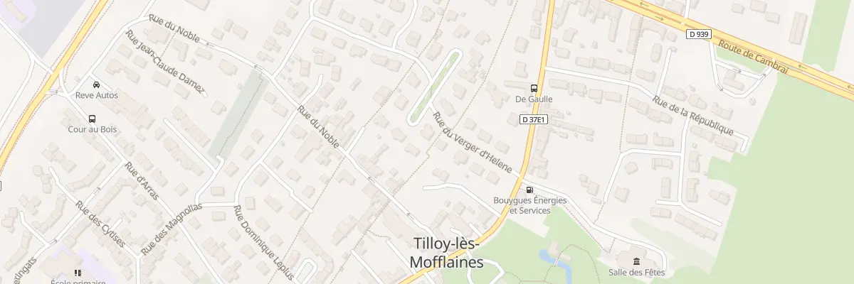 Plan du 9 Rue du Verger d’Hélène à Tilloy-lès-Mofflaines