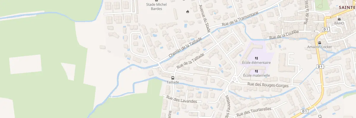 Plan du 19 Rue de la Taillade à Baho
