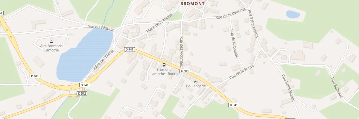 Plan du 43 Av des Combrailles à Bromont-Lamothe