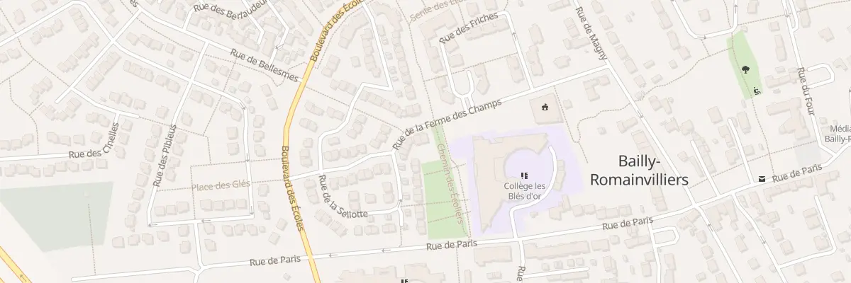 Plan du 11 Rue de la Ferme des Champs à Bailly-Romainvilliers