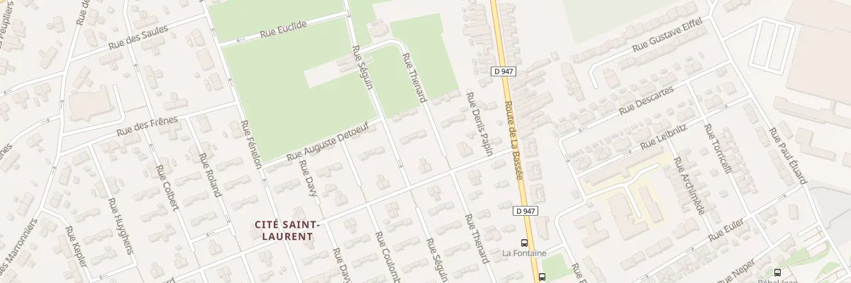Plan du 11 Rue Thenard à Lens