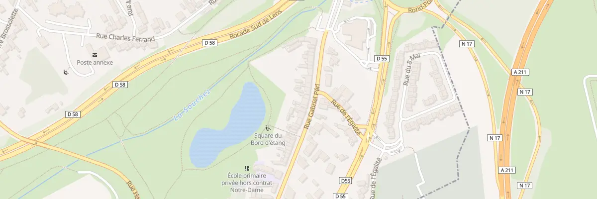 Plan du 54 Rue Gabriel Peri à Éleu-dit-Leauwette