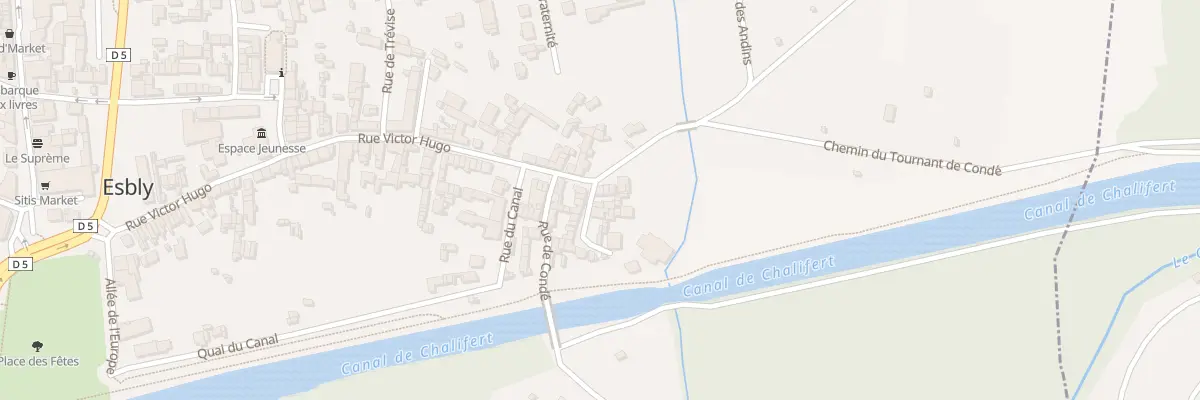 Plan du 1 Imp du Moulin à Esbly