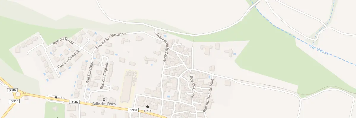 Plan du 6 Rue des Barris à Aigues-Vives