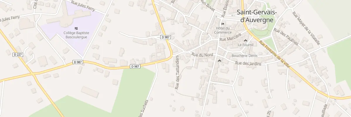 Plan du 2 Rue des Taillandiers à Saint-Gervais-d’Auvergne