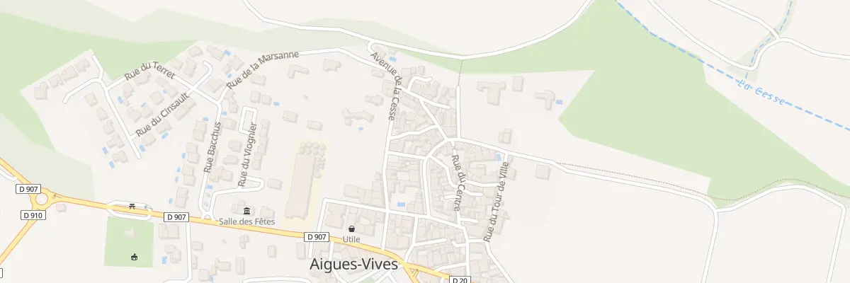Plan du 4 Rue des Fleurs à Aigues-Vives
