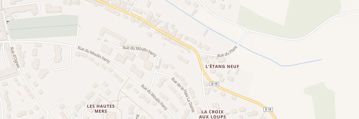 Plan du 74 Rue Jules Dubrulle à Nanteuil-le-Haudouin