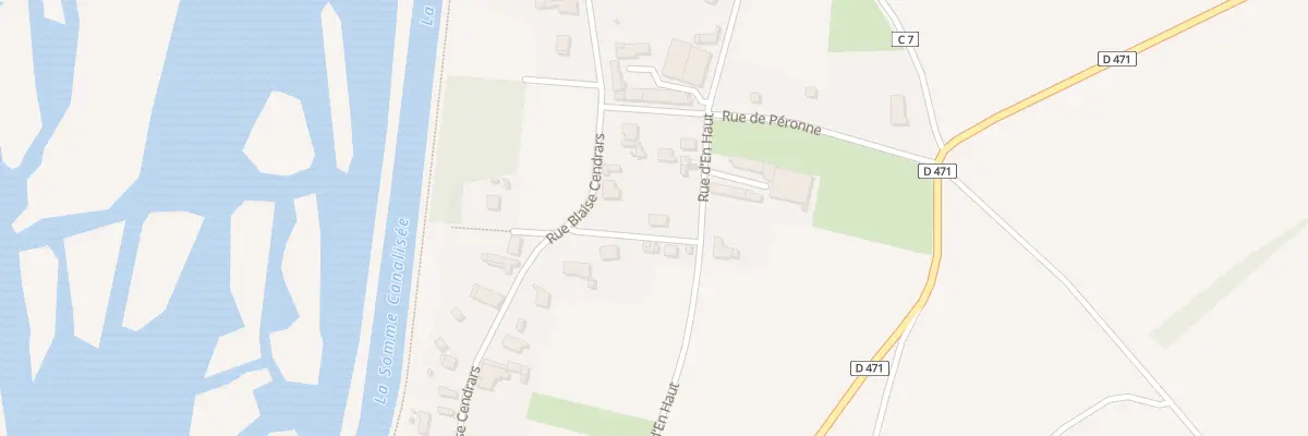 Plan du 1 Rle du Presbytère à Frise
