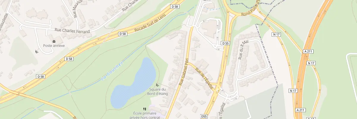 Plan du 60 Rue Gabriel Peri à Éleu-dit-Leauwette