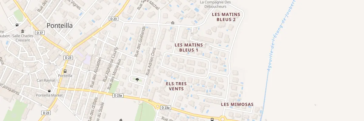 Plan du 13 Rue des Matins Bleus à Ponteilla