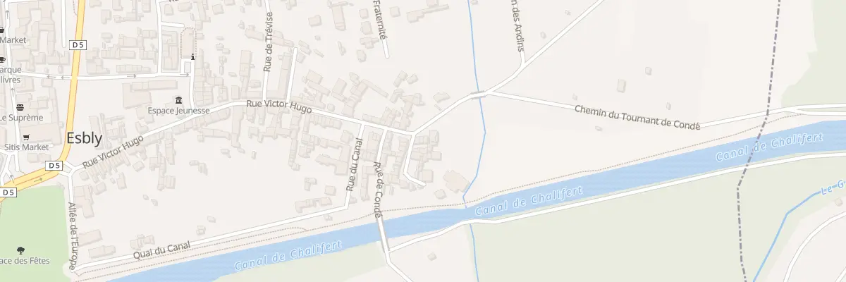 Plan du 148 Rue Victor Hugo à Esbly