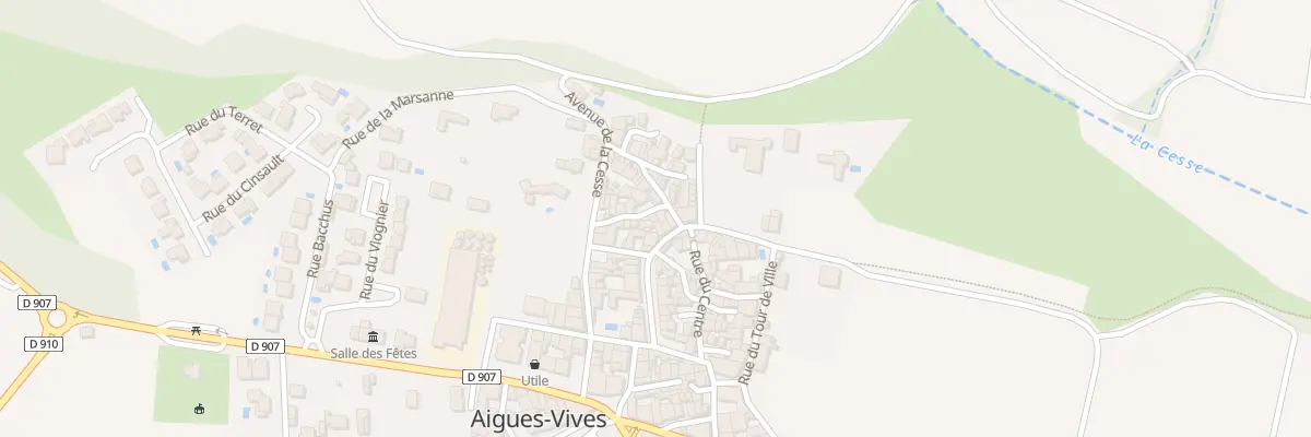 Plan du 2 Rue du Vent du Nord à Aigues-Vives
